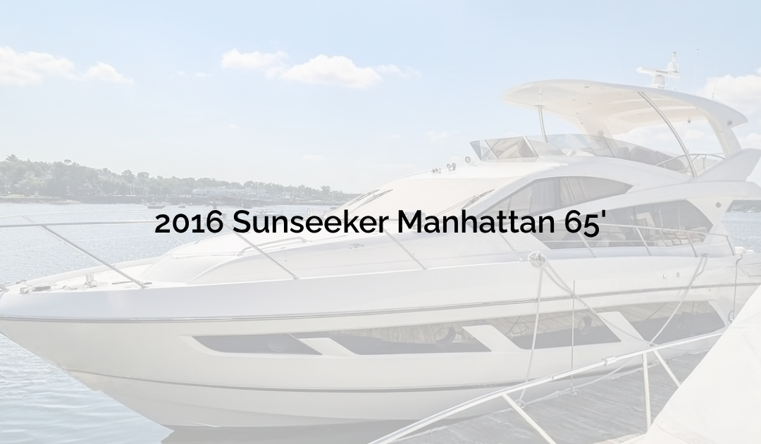 2016 Sunseeker Manhattan 65